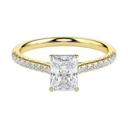 Fiona Diamonds Lab Grown Diamond 18k (750) Yellow Gold Ring for Women-image-14