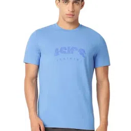 Asics Blue Cotton Regular Fit Printed Sports T-Shirt-picture-33