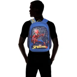 Skybags Spiderman 20 Ltrs Blue Medium Backpack image 2