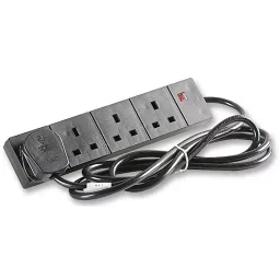 PRO POWER Extension Lead, 4Way, Black, 2M, FR4 2-picture-17