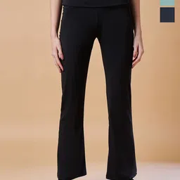 COLOR CAPITAL Pack Of 3 High Rise Ankle-Length Flared Women Gym Tights-image-25