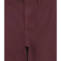 Allen Solly Junior Maroon Solid Trousers image 3