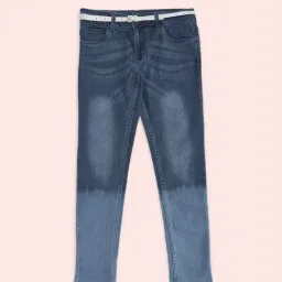 Pantaloons Junior Blue Cotton Washed Jeans-image-35