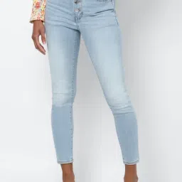 American Eagle Outfitters Blue Cotton Mid Rise Jeans-picture-46