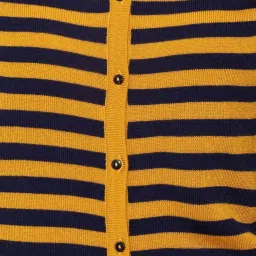Van Heusen Yellow & Black Striped Sweater image 5