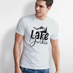 Seekbuylove Men Graphic Printed Round Neck Cotton T-shirt image 4