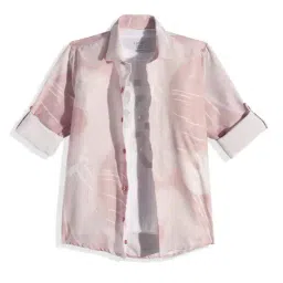 Cavio Boys Pink Printed Shirt-picture-45