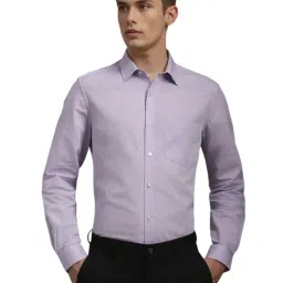 Louis Philippe Purple Regular Fit Shirt-image-58
