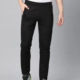 ALCIS Black Regular Fit Printed Sports Trackpants-picture-16