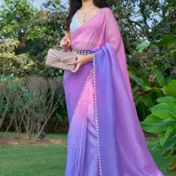 Saree Mall Lilac Embellished Sarees With Unstitched Blouse-image-62