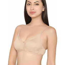 Clovia Beige Non Wired Non Padded T Shirt Bra image 3