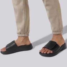 Neemans Men's Black Slides-picture-40