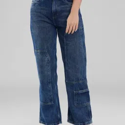 Izel Blue Relaxed Fit Jeans-picture-28