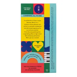 Bleu 3 In 1 Dotted Condoms, Ribbed Condoms & Contour Shaped Condoms for Men with Natural Latex for Extra Sensitive Skin, Masked Latex Smell, Reduced Itch & Irritation, Vegan Condom - 8 Condoms image 2