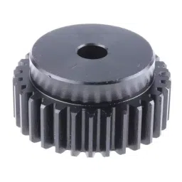 RS PRO Steel 30 Teeth Spur Gear, 2 Module, 12 mm Bore Dia, 60 mm Pitch Dia, 50 mm Hub Dia 5216610-picture-28