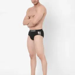 UnderJeans by Spykar Multicolor Briefs (Pack of 3) image 4