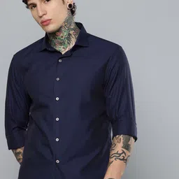 Levis Self Design Slim Fit Textured Casual Shirt-image-9