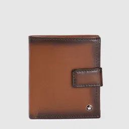 Louis Philippe Men Leather Two Fold Wallet-image-34