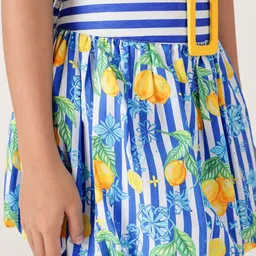 One Friday Girls Multicolor Printed Balloon Skirts image 2