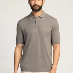 Blackberrys Men Colourblocked Henley Neck Pockets Slim Fit T-shirt-picture-17