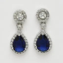 ZENEME Geometric Drop Earrings image 2