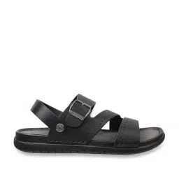 Da Vinchi by Metro Men's Black Back Strap Sandals-image-97