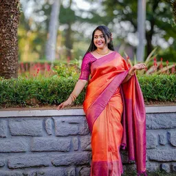 Aldwych Woven Design Zari Banarasi Saree-image-35