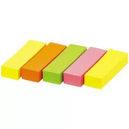 Kokuyo 50x15 mm Assorted Tack Memo Fluorescent Color, ME-3315N image 3