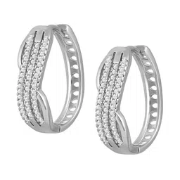 Peora Contemporary Hoop Earrings image 2