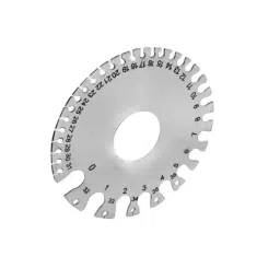 Buyohlic International Wire Gauge Measuring Tool Stainless Steel Sheet with 0.19 - 8.23 mm Measuring Range and Round Shape, S8-EP1P-1ZXL image 2