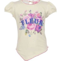 Cutecumber Kids Cream Floral Print Top-picture-29
