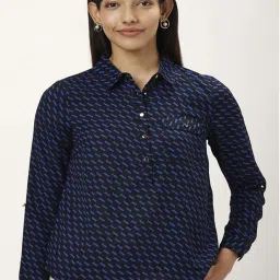 Annabelle by Pantaloons Blue Printed Top image 1