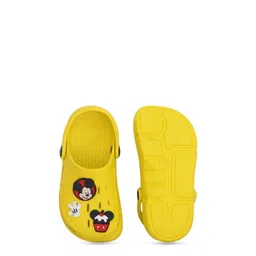 Disney By Yellow Bee Boy Mickey Mouse ClogsWith Gloves & Cupcake Charms image 4