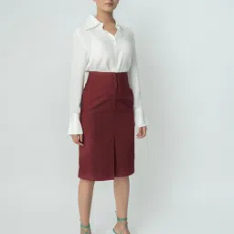 Qua Tailored Straight Skirt image 1