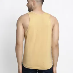 Friskers Multi Cotton Slim Fit Printed Gym Vest - Pack of 2 image 3