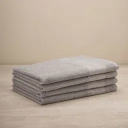 Pure Home and Living Grey Cotton Solid Hand Towels-image-30