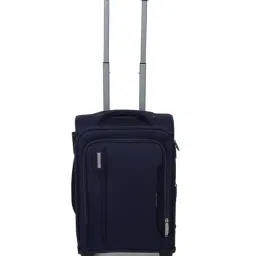 Teakwood Leathers Blue Soft Case Cabin Trolley Bag - 32.2Ltrs-image-35