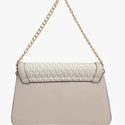 Kazo Off White Sasha Printed Small Leather Cross Body Bag image 3