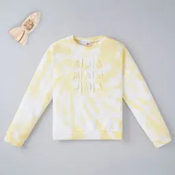 Ed-a-Mamma Kids Yellow Tie-Dye  Sweatshirt-image-31