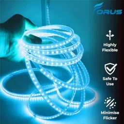 FORUS LED Rope Light Ice Blue Length 50 m image 2
