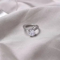 Joker & Witch Posie Silver Ring image 1