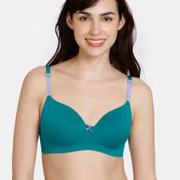 Zivame Green Half Coverage T-Shirt Bra image 1