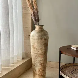 Mason Home Eden Antique Silver Iron Large Vase-image-6