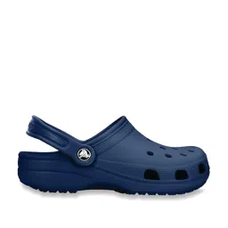 Crocs Unisex Classic Navy Back Strap Clogs image 1