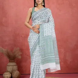SHANVIKA Floral Pure Cotton Saree-picture-21
