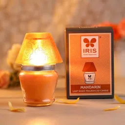 IRIS Orange Mandarin Lamp Shade Scented Candles image 1