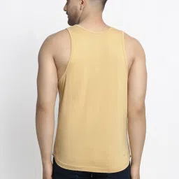 Friskers Multi Cotton Slim Fit Printed Gym Vest - Pack of 2 image 3