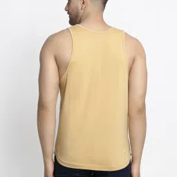 Friskers Multi Cotton Slim Fit Printed Gym Vest - Pack of 2 image 3