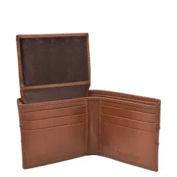 Tohl Volterra Tan Casual Leather Bi-Fold Wallet,Card Holder & Eyewear Case Set for Men image 3