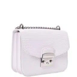 Lino Perros Croc Textured Structured Shoulder Bag image 2